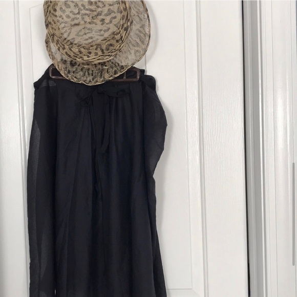 PRADA Semi-Sheer Cotton Wrap Skirt. Beautiful! Size L. Prada is on 🔥 - Picture 5 of 7